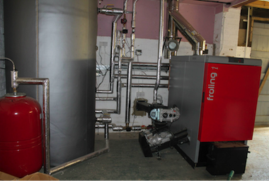 Froling Chip Boiler installed by A Greener Alterntive